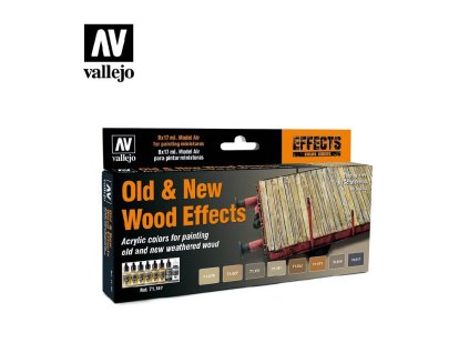 Sada akrylových barev pro Airbrush Vallejo Model Air Set 71187 Old And New Wood Effects (8) by Scrat