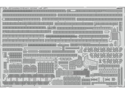 USS Constellation CV-64 part 4 - hull & deck 1/350 recommended for TRUMPETER