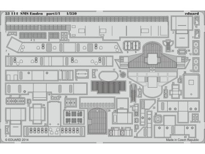 SMS Emden part 1  1/350 recommended for REVELL