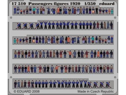 1/350 Passengers Figures 1920
