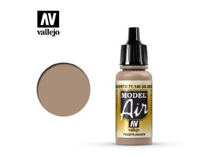 Vallejo Model Air 71140 US Desert Sand Color (18 ml)