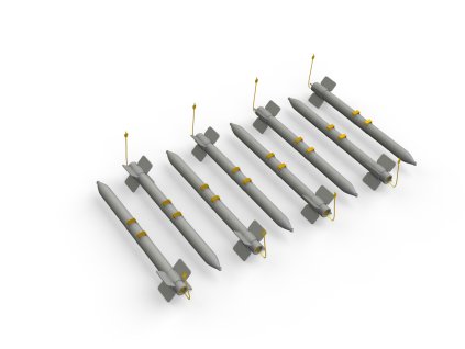 1/32 HVAR rockets