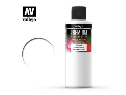 Vallejo Premium Color 63064 Gloss Varnish Auxiliary (200 ml)