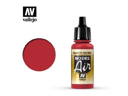 Vallejo Model Air 71102 Red Color (18 ml)