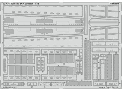 Tornado ECR exterior 1/32 recommended for ITALERI