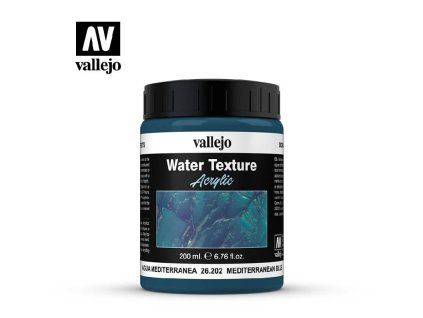 Vallejo Diorama FX 26202 Mediterranean Blue Water Textures (200 ml)