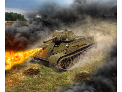 1/35 ОТ-34/76, WWII Soviet flamethrower tank