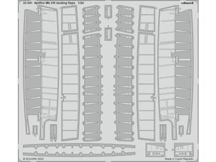 Spitfire Mk.VIII landing flaps 1/24 recommended for AIRFIX