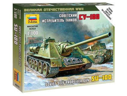 Wargames (WWII) 6211 - Self-propelled Gun SU-100 (1:100)