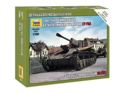 Zvezda 6239 - SU-76M Soviet S.P.Gun (1:100)