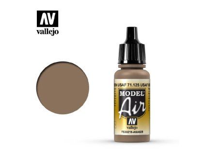 Vallejo Model Air 71125 USAF Brown Color (18 ml)