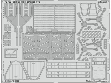 Stirling Mk.III exterior 1/72 recommended for ITALERI