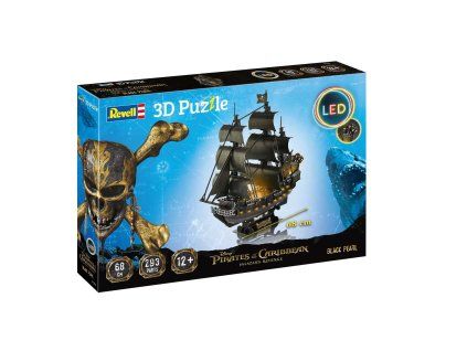 Revell 00155 3D Puzzle Black Pearl (LED Edition)