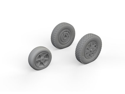 P-39Q wheels PRINT1/72 recommended for ARMA HOBBY