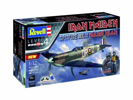 Revell 05688 Spitfire Mk.II "Aces High" Iron Maiden Gift-Set 1/32