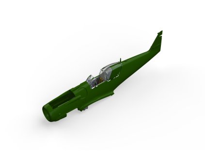 S-199 cockpit bubble canopy PRINT 1/72 recommended for EDUARD