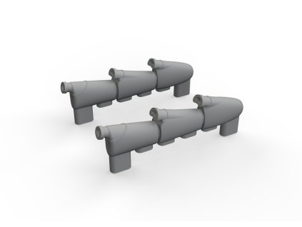 Hurricane Mk.I exhaust stacks 1/72 recommended for ARMA HOBBY