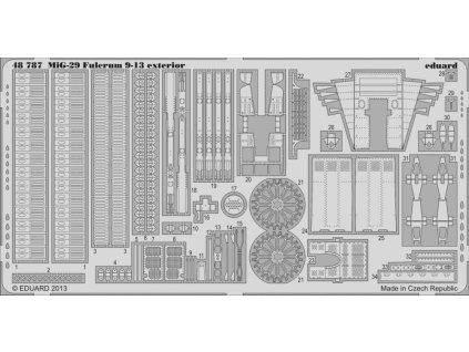 MiG-29 9-13 exterior recommended for GREAT WALL HOBBY