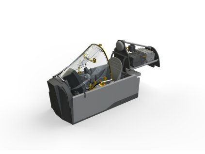 1/48 P-38F cockpit for TAMIYA kit