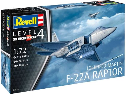 Revell 03858 - Lockheed Martin F-22A Raptor (1:72)