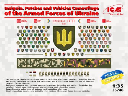 64001 1 35 chevrons of personnel and camouflage of military vehicles of the ukrainian army