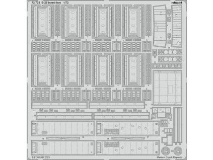 B-29 bomb bay 1/72 recommended for HOBBY 2000 / ACADEMY