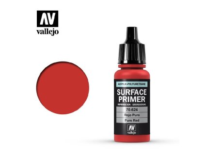 6410 23571 vallejo surface primer pure red 70624 17ml