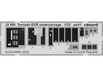 Tornado ECR undercarriage 1/32 recommended for ITALERI