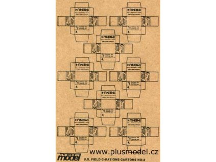 1/35 U.S. Field C-Rations Cartons