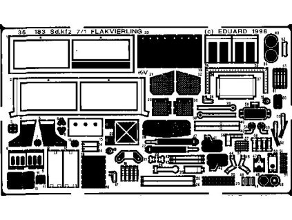 Sd.Kfz.7/1 Flakvierling recommended for TAMIYA