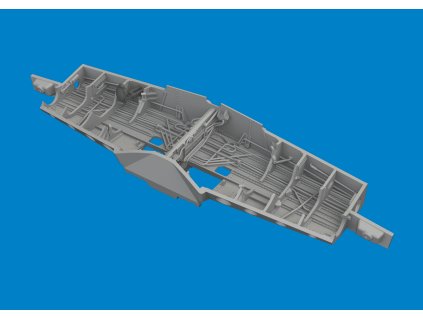 P-51D wheel bay PRINT 1/72 recommended for EDUARD