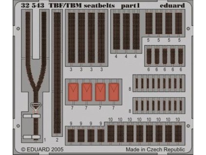 1/32 TBF/TBM seatbelts for TRUMPETER kit