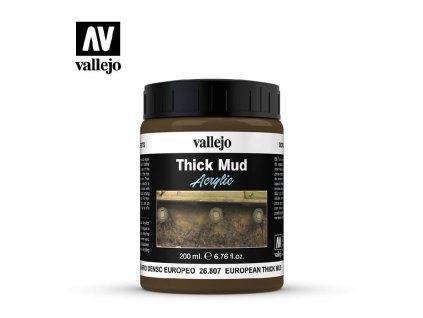 Vallejo Diorama FX 26807 European Thick Mud Thick Mud Textures (200 ml)