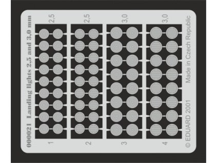 Landing lights 2,5 and 3mm