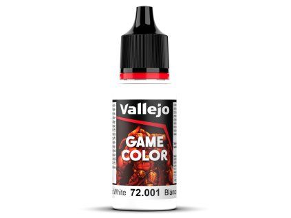 Vallejo Game Color 72001 Dead White Color (18 ml)