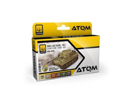 65792 atom tiger i late colors set vol 1 6x 20ml