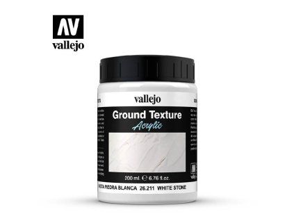Vallejo Diorama FX 26211 White Stone Paste Ground Textures (200 ml)