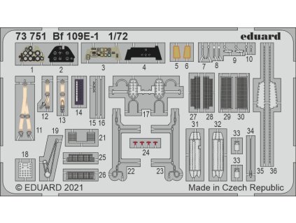 Bf 109E-1 1/72 recommended for SPECIAL HOBBY