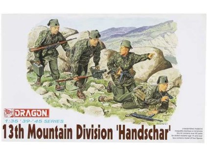 Model Kit figurky 6067 - 13th MOUNTAIN TROOP HANDSCHAR (1:35)