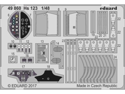 1/48 Hs 123  for GASPATCH MODELS kit