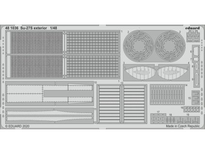 1/48 Su-27S exterior for KITTY HAWK kit