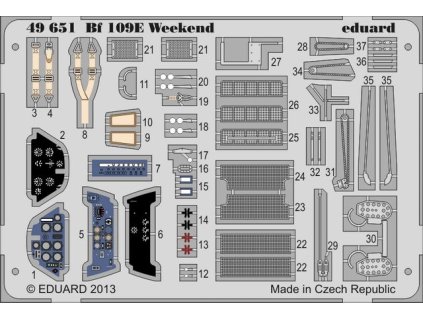1/48 Bf 109E Weekend for EDUARD kit