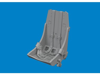 P-51B/C seat w/ integral belts Type 2 PRINT 1/48 recommended for EDUARD