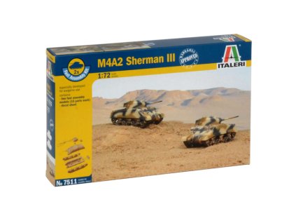 Fast Assembly y 7511 - M4A2 SHERMAN III (1:72)