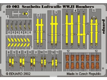 Seatbelts Luftwaffe WWII Bombers