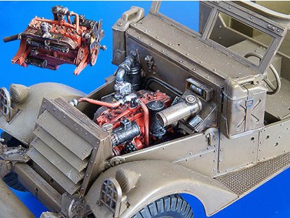 1/35 M3 Scout car – engine set