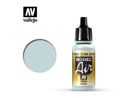 Vallejo Model Air 71306 Sky Blue Color (18 ml)
