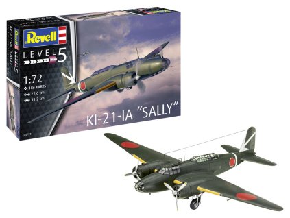 67208 plastic modelkit letadlo 03797 ki 21 la 1 72