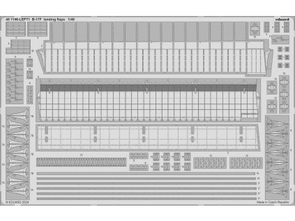 B-17F landing flaps 1/48 recommended for EDUARD
