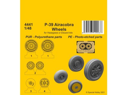 67448 1 48 p 39 airacobra wheels